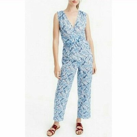 NWT j. Crew Marine fern jumpsuit - Picture 6 of 6